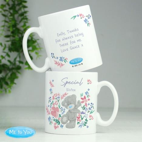 Personalised Me to You Bear Floral Mug Extra Image 3